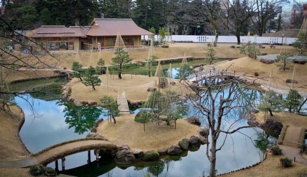 Gyokuseninmaru Garden at Kanazawa castle park